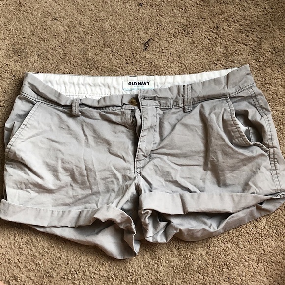 Old Navy Grey Shorts Size 8 - Picture 1 of 4